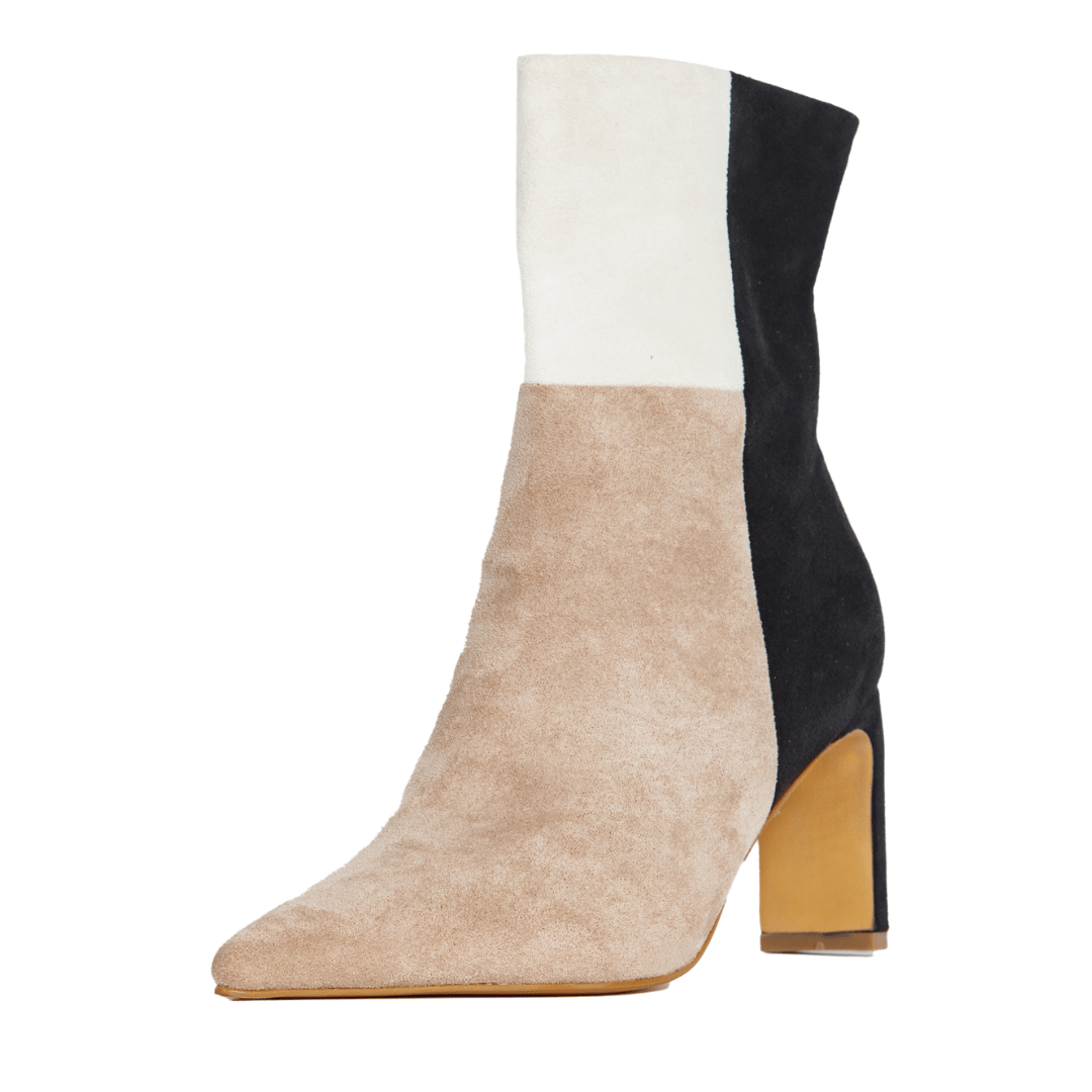 Simone Booties Nude Shoes by Vaila Shoes – Don't Panic Shoes