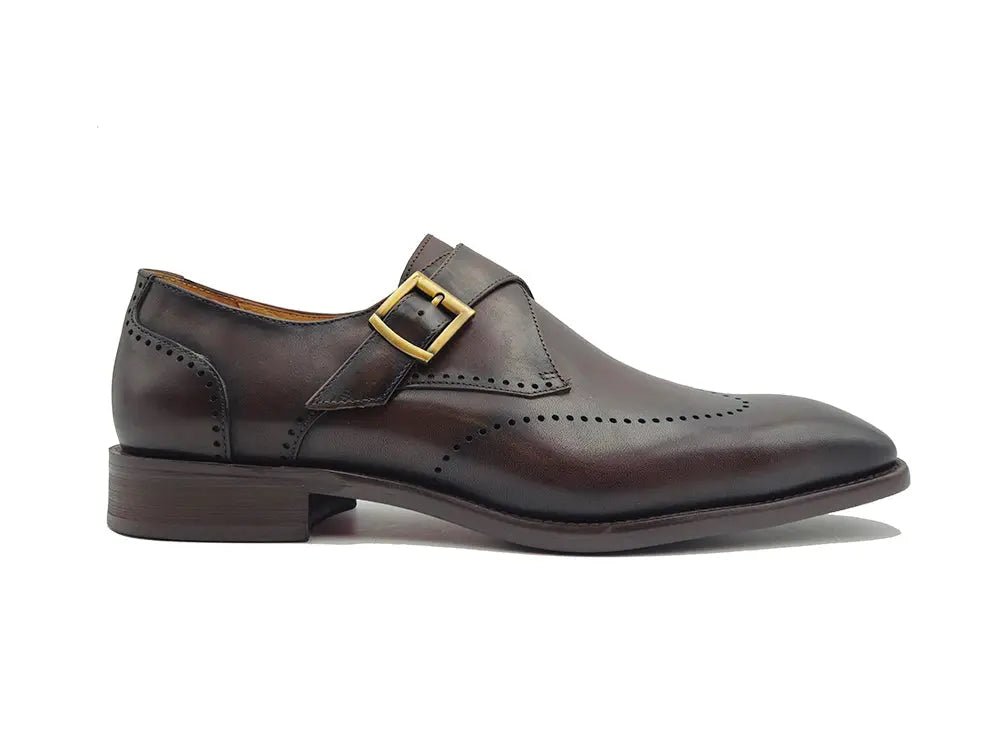 Single Classic Monk Loafer Calfskin Ks509 - 42t Ks509 - 42 Shoes by Carrucci Shoes – Don't Panic Shoes