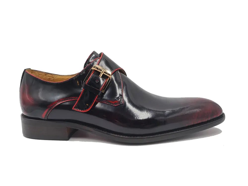 Single Monk Slip On Soft Calf Patent Leather Ks479 - 15p Shoes by Carrucci Shoes – Don't Panic Shoes