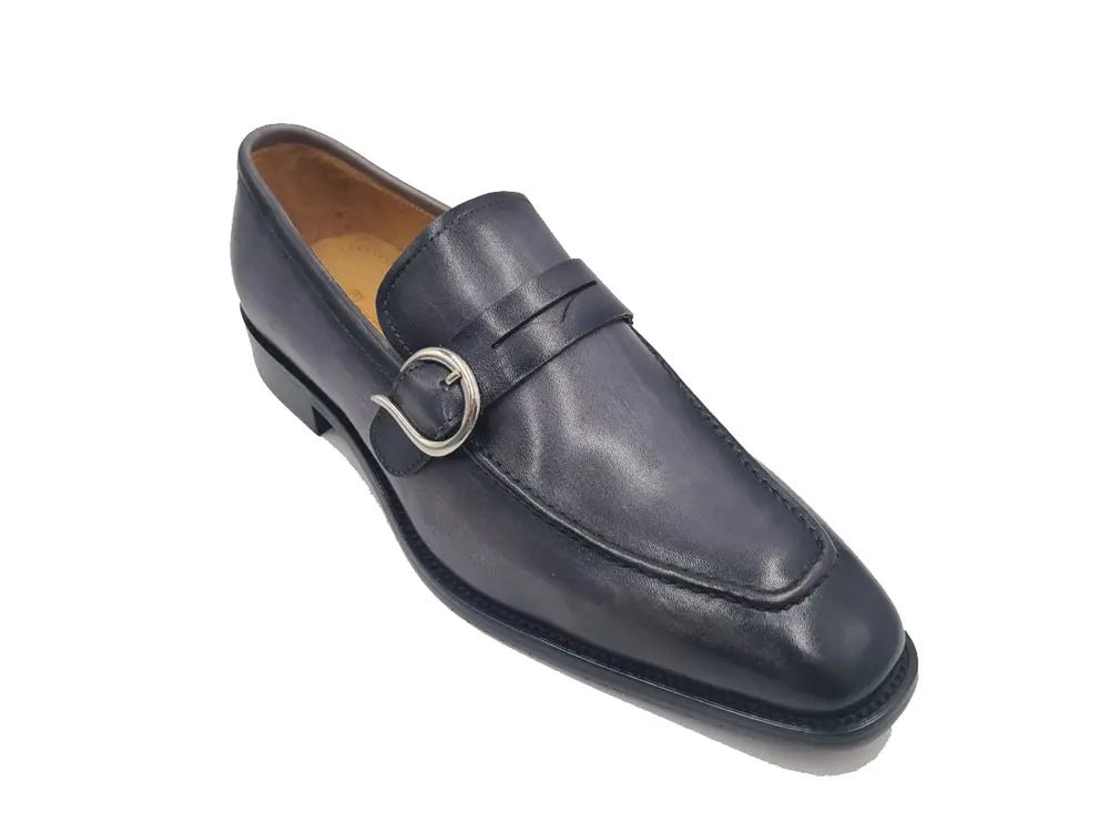 Single Monk Strap Calfskin Loafer Premium Ks509 - 47 Shoes by Carrucci Shoes – Don't Panic Shoes