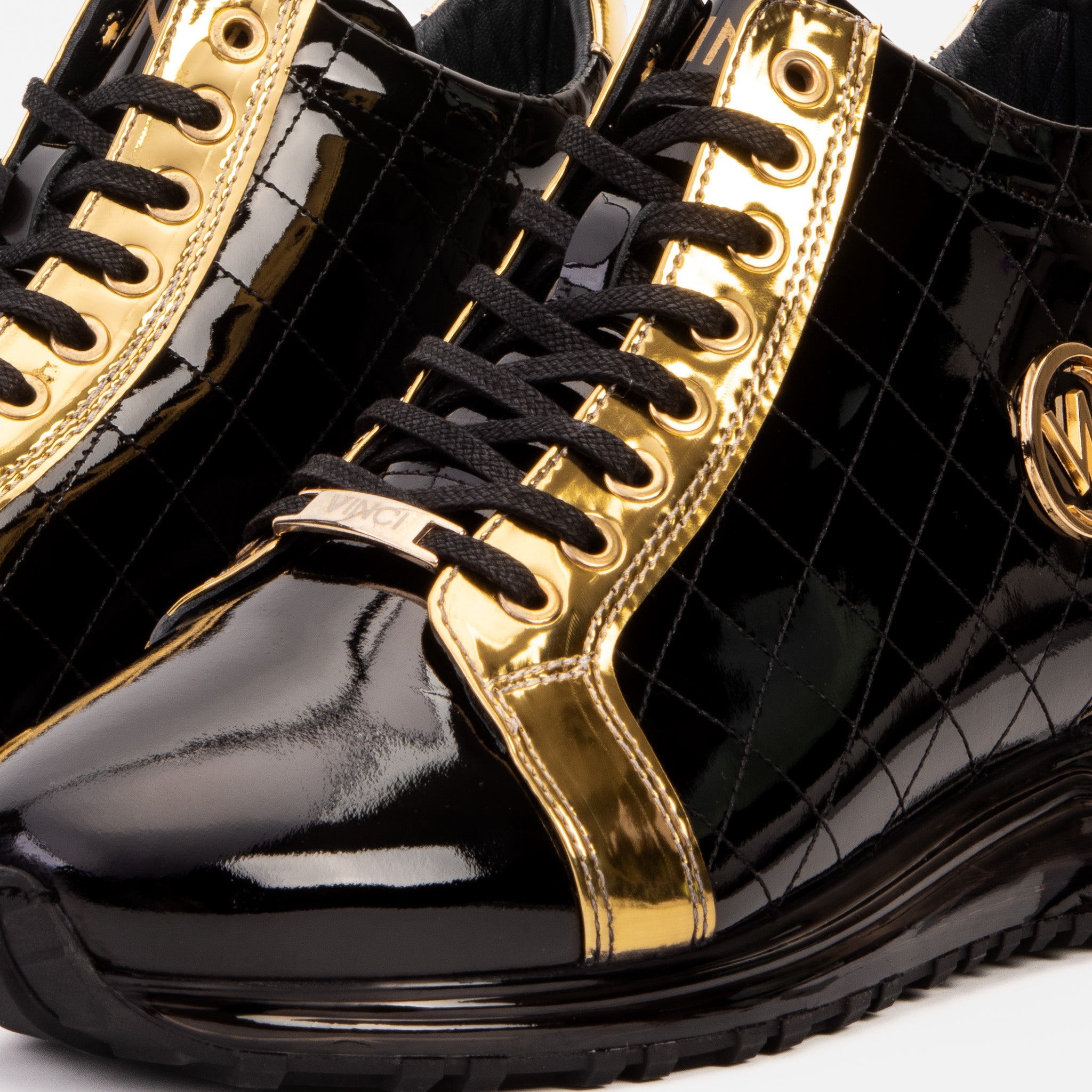 The Prestige Black & Gold Limited Edition High-Top Men Sneaker
