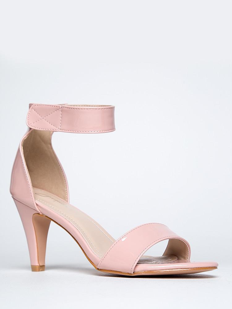 Sleek | Pink Patent Heels by J.Adams – Don't Panic Shoes