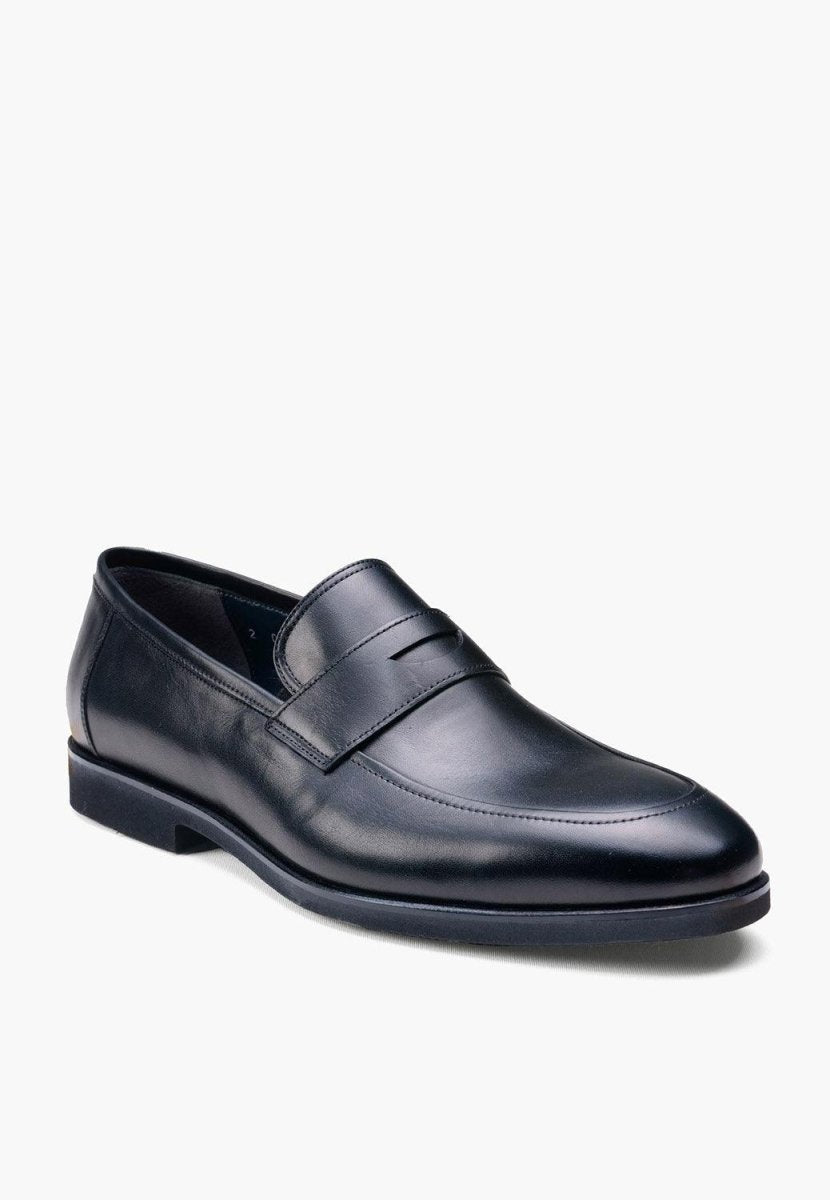 Soho Penny Loafer Full Grain Calf Leather Black Lightweight MEN SHOES by Sepol Shoes – Don't Panic Shoes