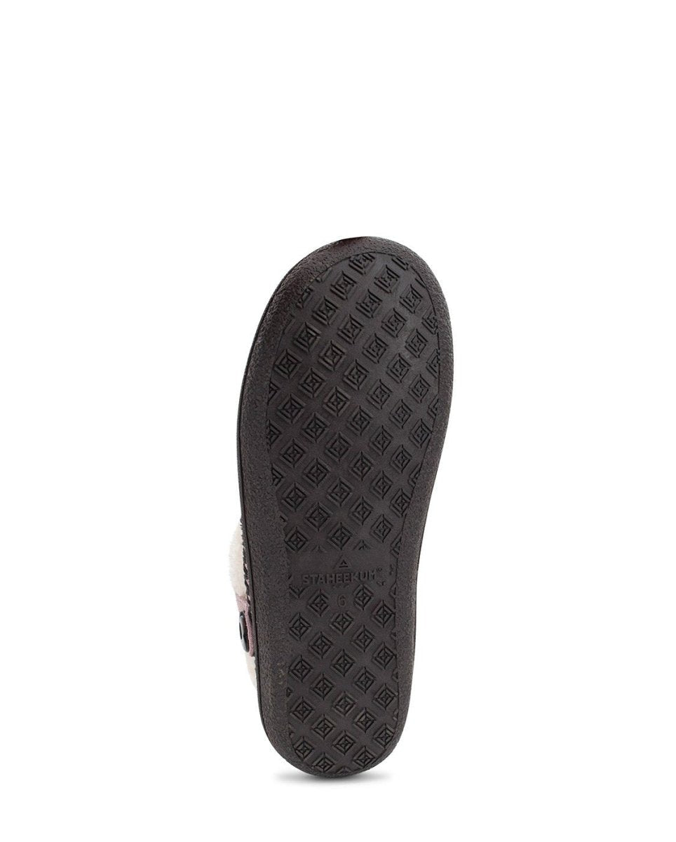 Soothe Slipper Women’S Suede Water Repellent Lilac Plush Staheekum Women's Slippers by Staheekum Women's – Don't Panic Shoes