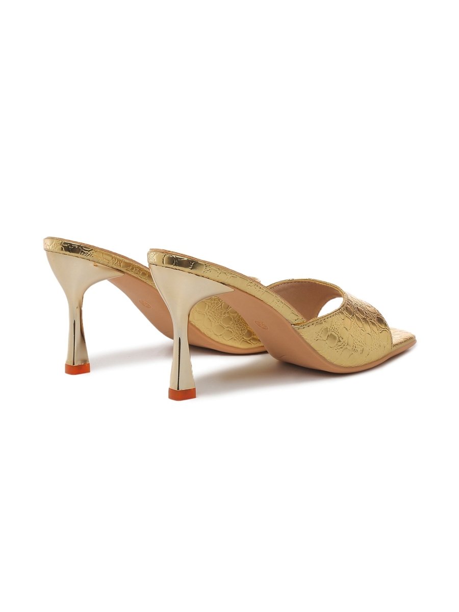 Sophia | Gold Heels by J.Adams – Don't Panic Shoes