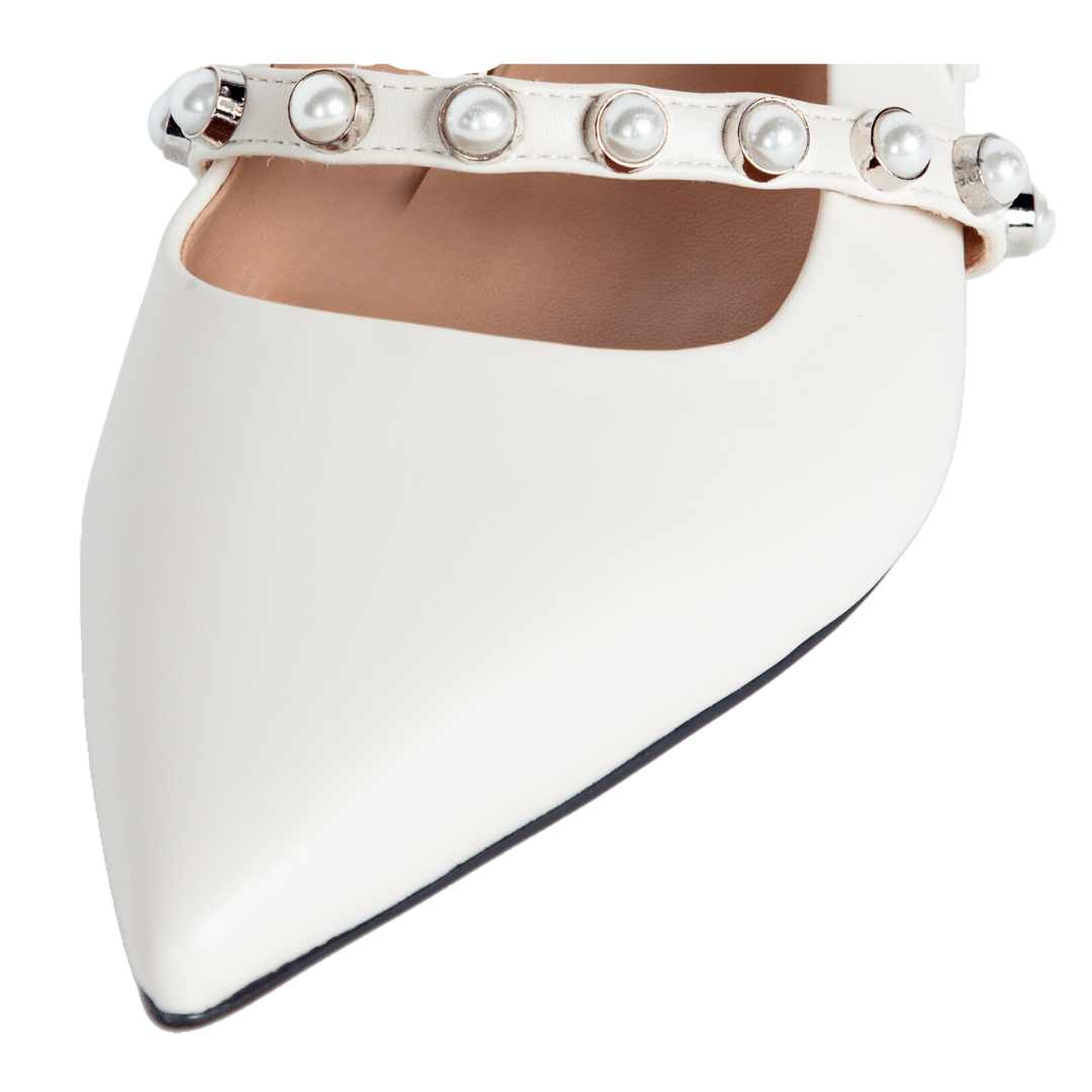 Sophia Slingback Pumps Ivory Shoes by Vaila Shoes – Don't Panic Shoes