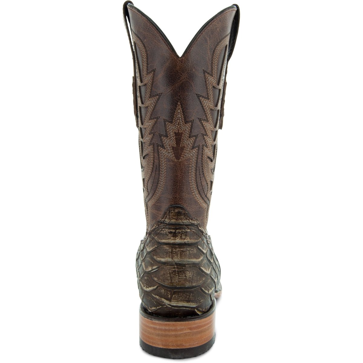 Soto Boots Mens Tan Python Print Boots H50032 Cowboy Boots by Soto Boots – Don't Panic Shoes