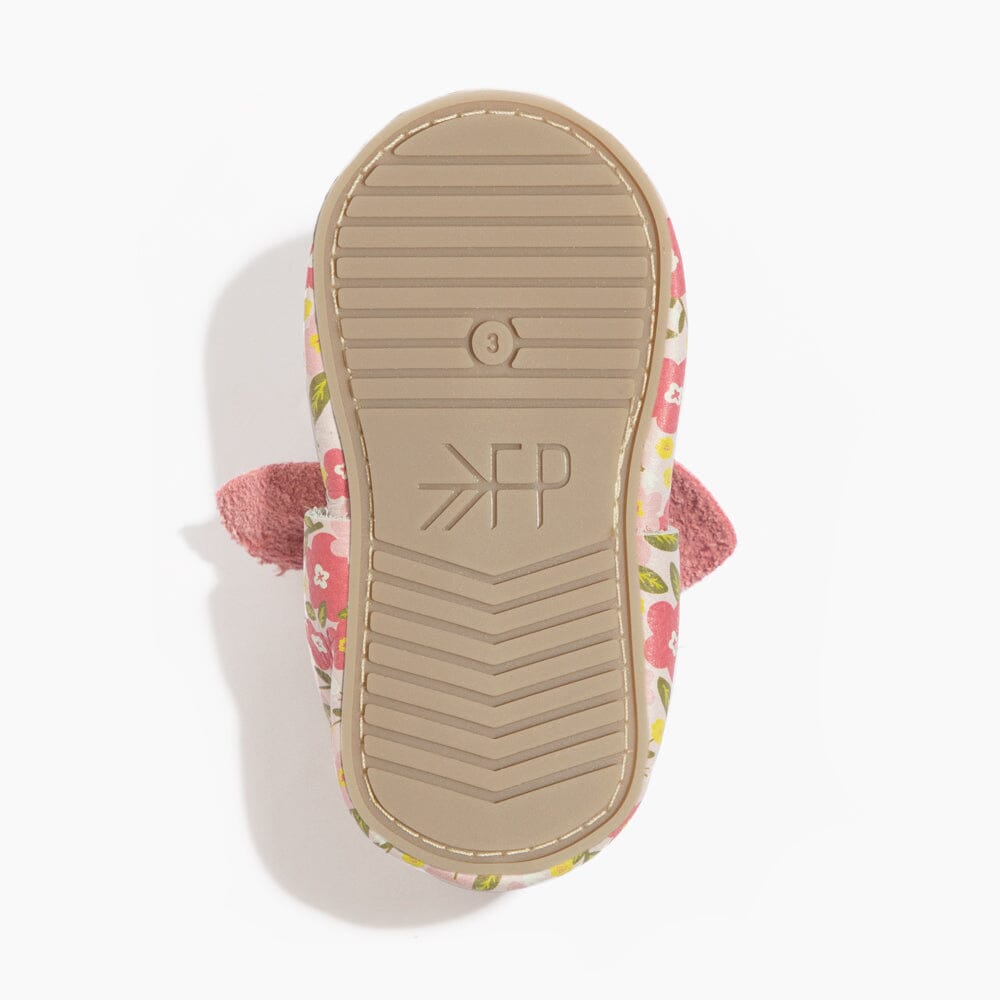 Spring Bouquet Knotted Bow Baby Shoe Knotted Bow Mocc by Freshly Picked – Don't Panic Shoes