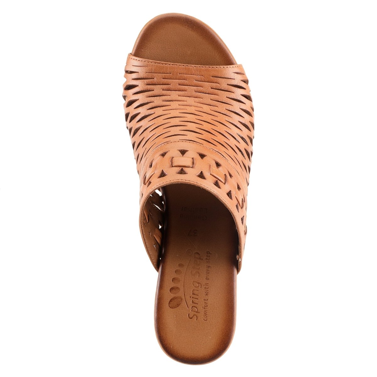 Spring Step ShoeS Anika Slide Sandals Women’s Leather 2" Heel Slide Sandals by Spring Step Shoes – Don't Panic Shoes