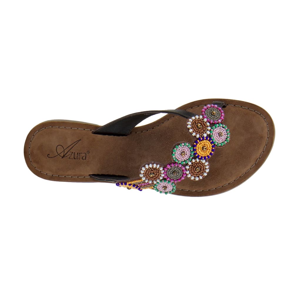 Spring Step Shoes Azura Mayra Women's Premium Leather Toe Loop Sandals Shoes by Spring Step Shoes – Don't Panic Shoes