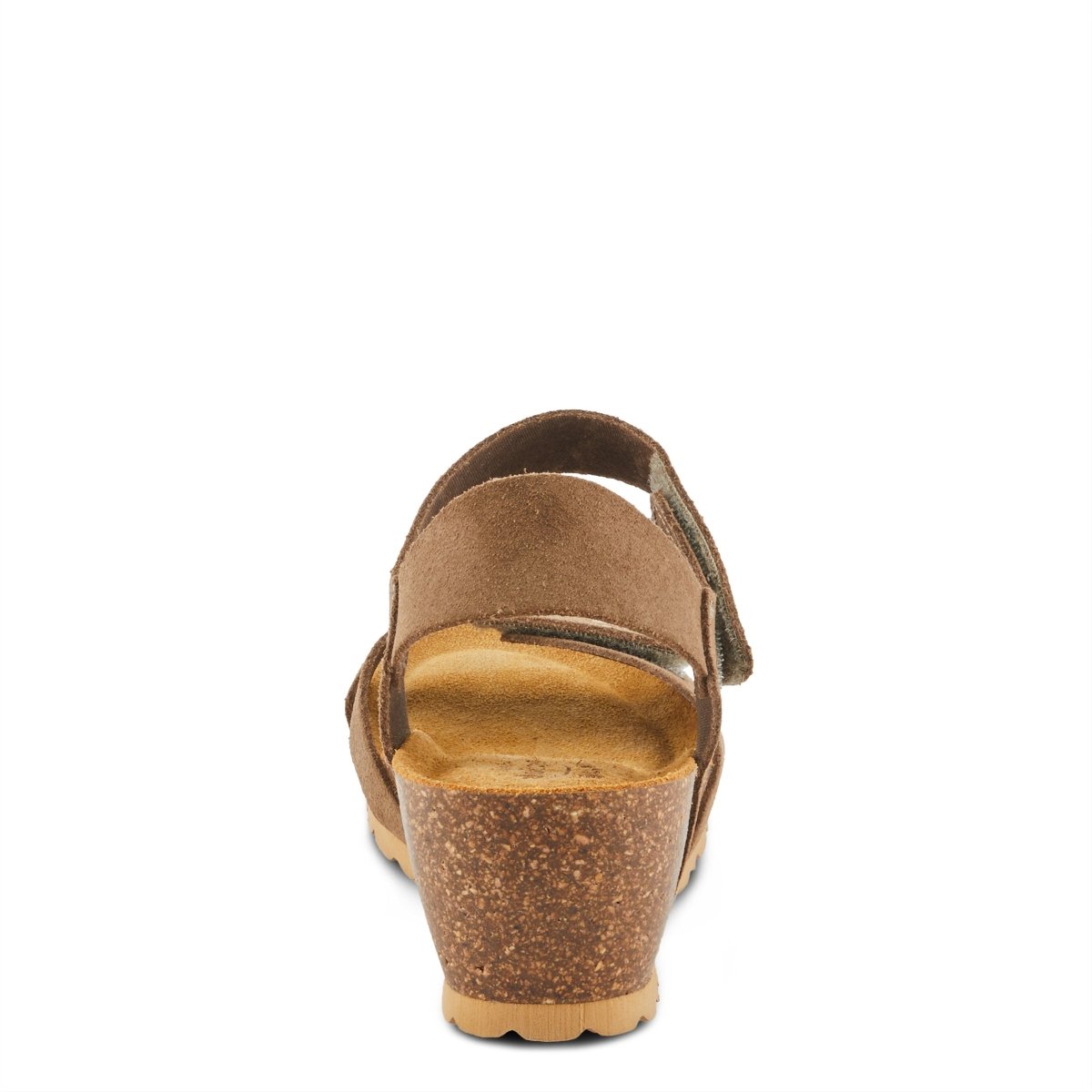 Spring Step ShoeS Babybell Women’s Suede Wedge Sandals 2" Heel Strappy Casual Sandals by Spring Step Shoes – Don't Panic Shoes