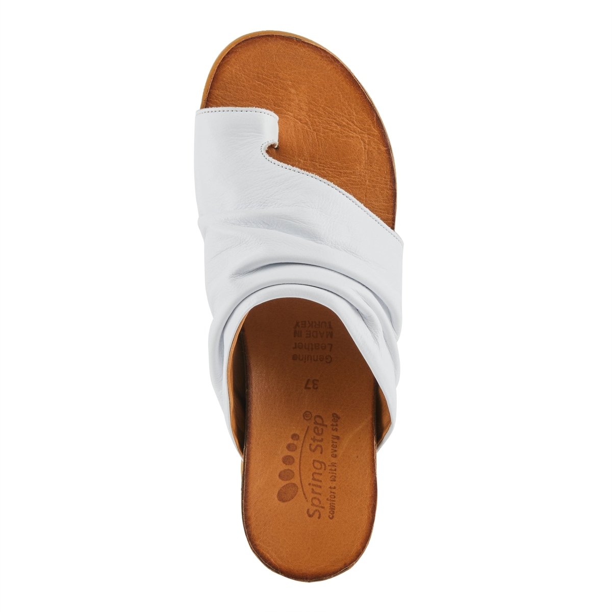 Spring Step ShoeS Bates Sandals Women’s Leather Slide 1" Heel Slides Casual Sandals by Spring Step Shoes – Don't Panic Shoes