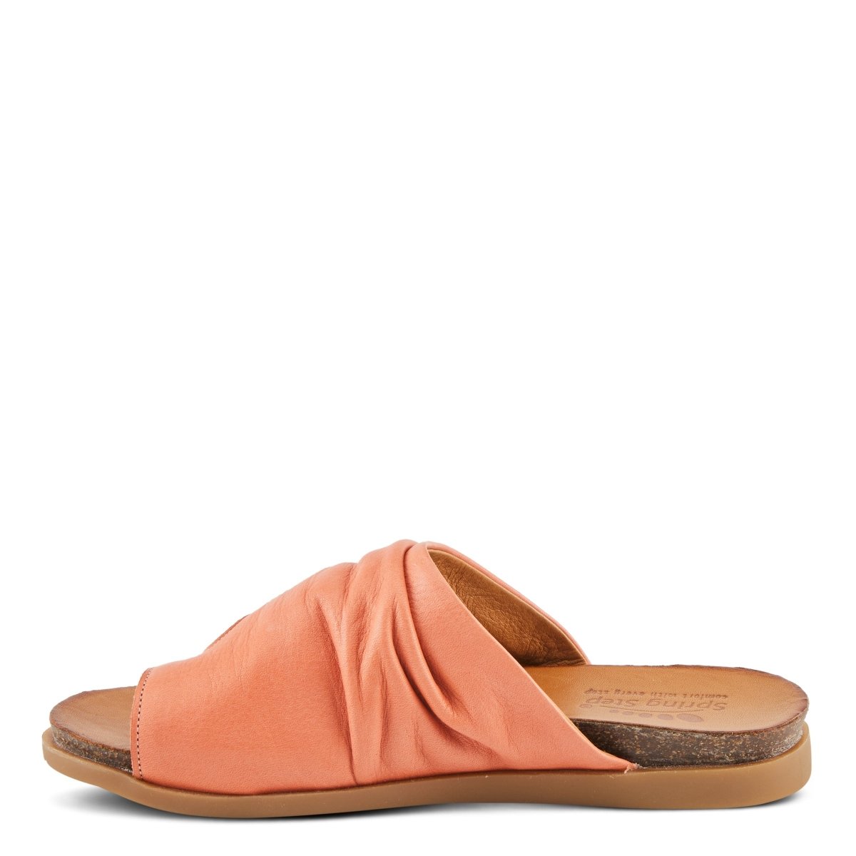 Spring Step ShoeS Bates Sandals Women’s Leather Slide 1" Heel Slides Casual Sandals by Spring Step Shoes – Don't Panic Shoes