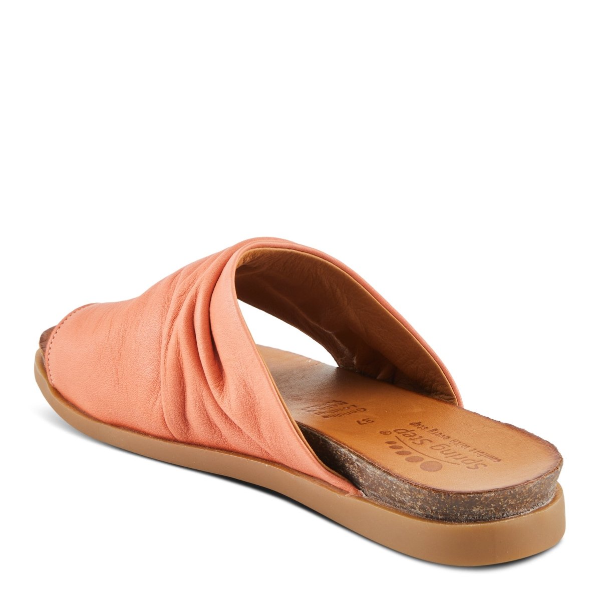 Spring Step ShoeS Bates Sandals Women’s Leather Slide 1" Heel Slides Casual Sandals by Spring Step Shoes – Don't Panic Shoes