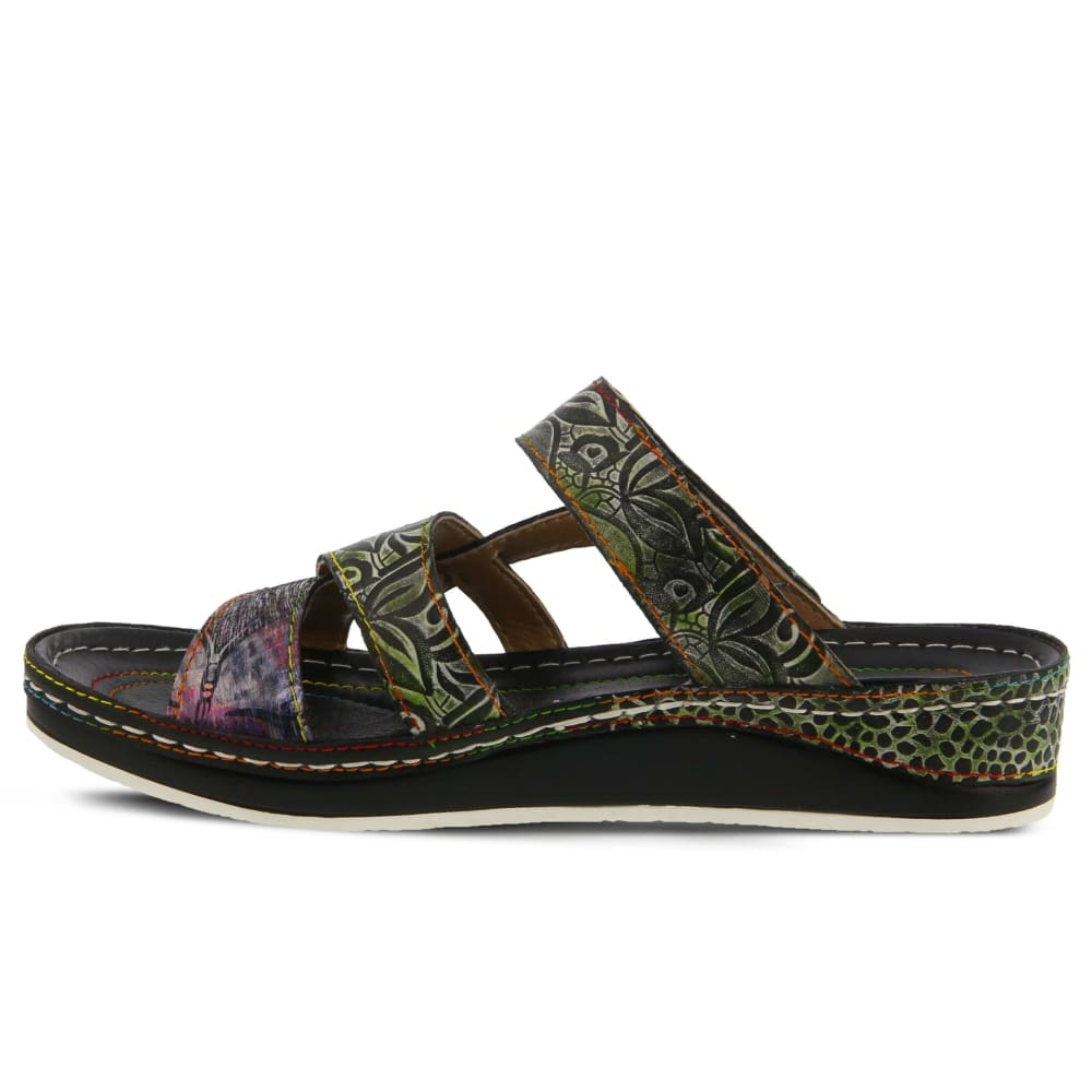 Spring Step Shoes Caiman Hand Painted Sandals Shoes by Spring Step Shoes – Don't Panic Shoes