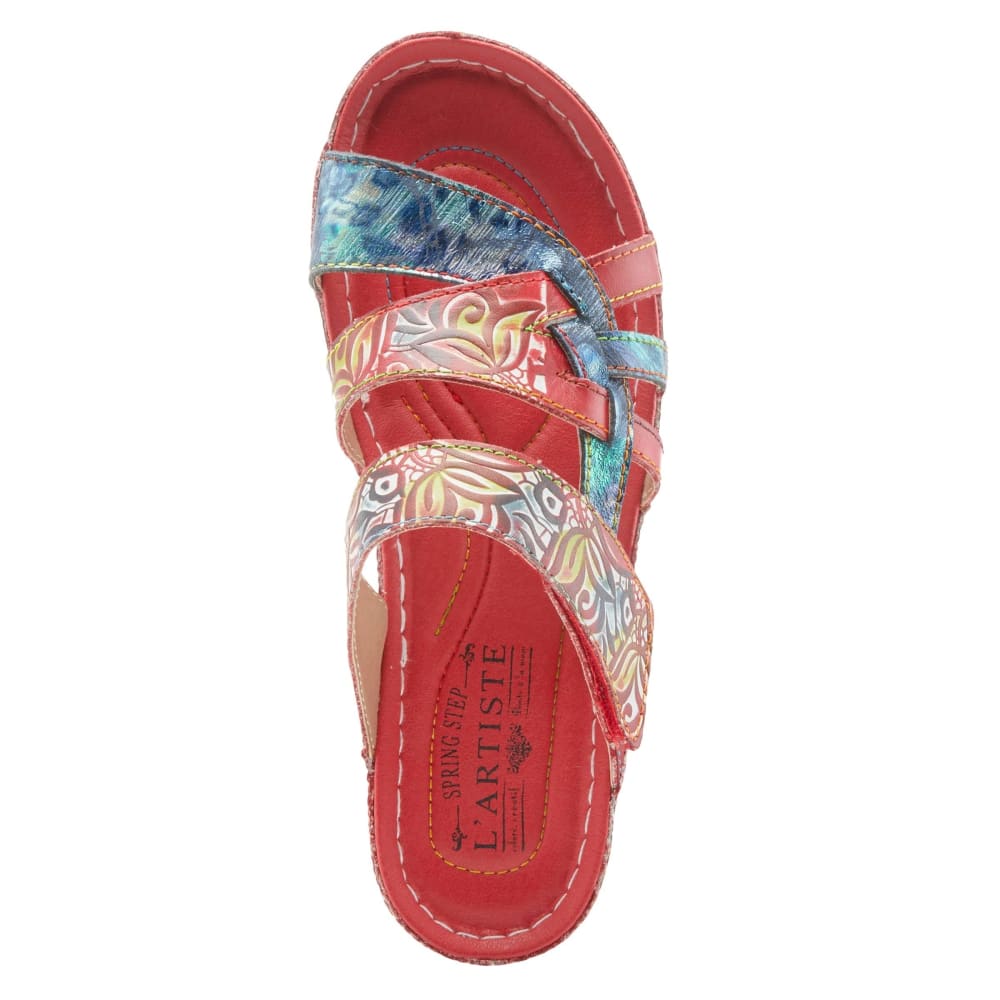 Spring Step Shoes Caiman Hand Painted Sandals Shoes by Spring Step Shoes – Don't Panic Shoes