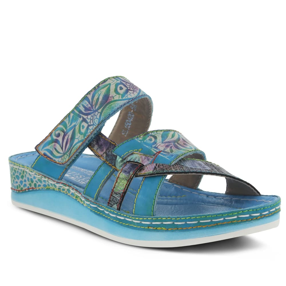 Spring Step Shoes Caiman Hand Painted Sandals Shoes by Spring Step Shoes – Don't Panic Shoes