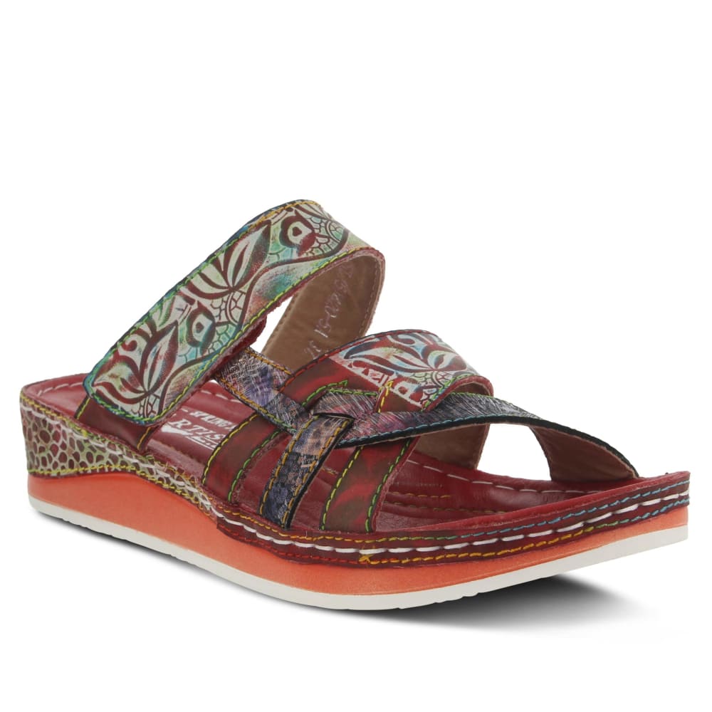 Spring Step Shoes Caiman Hand Painted Sandals Shoes by Spring Step Shoes – Don't Panic Shoes