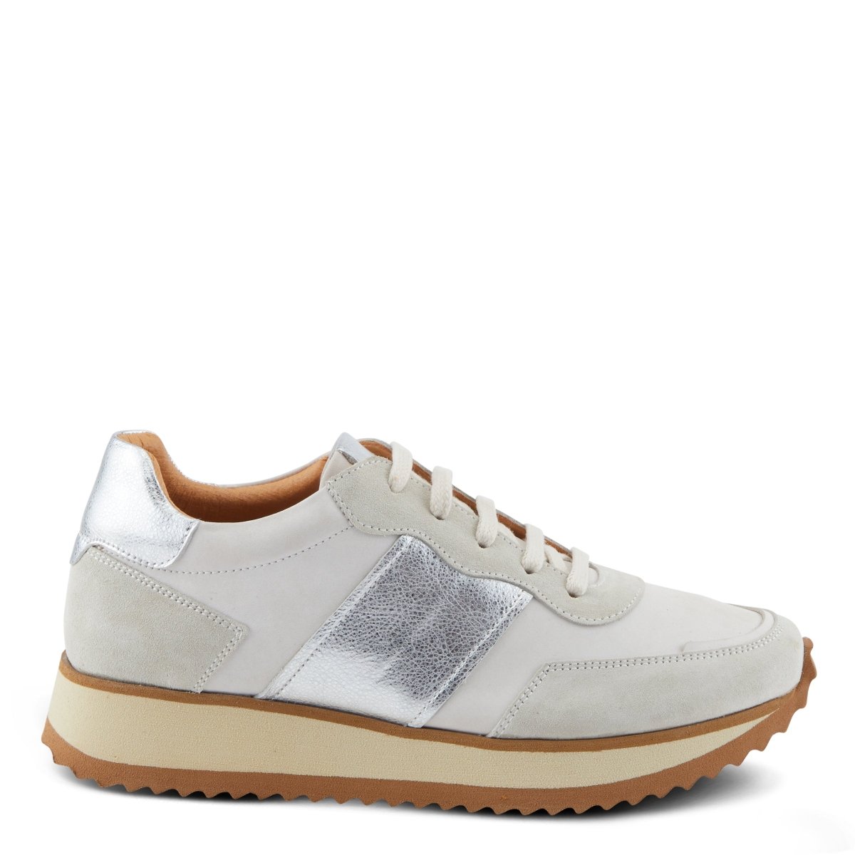 Spring Step Shoes Compter Women's Modern Fashion Leather And Suede Sneakers Sneakers by Spring Step Shoes – Don't Panic Shoes