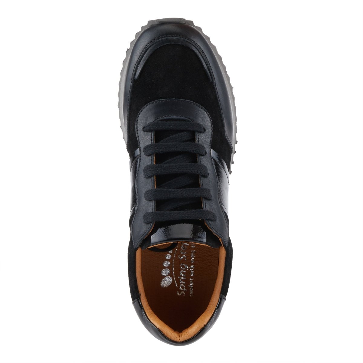 Spring Step Shoes Compter Women's Modern Fashion Leather And Suede Sneakers Sneakers by Spring Step Shoes – Don't Panic Shoes