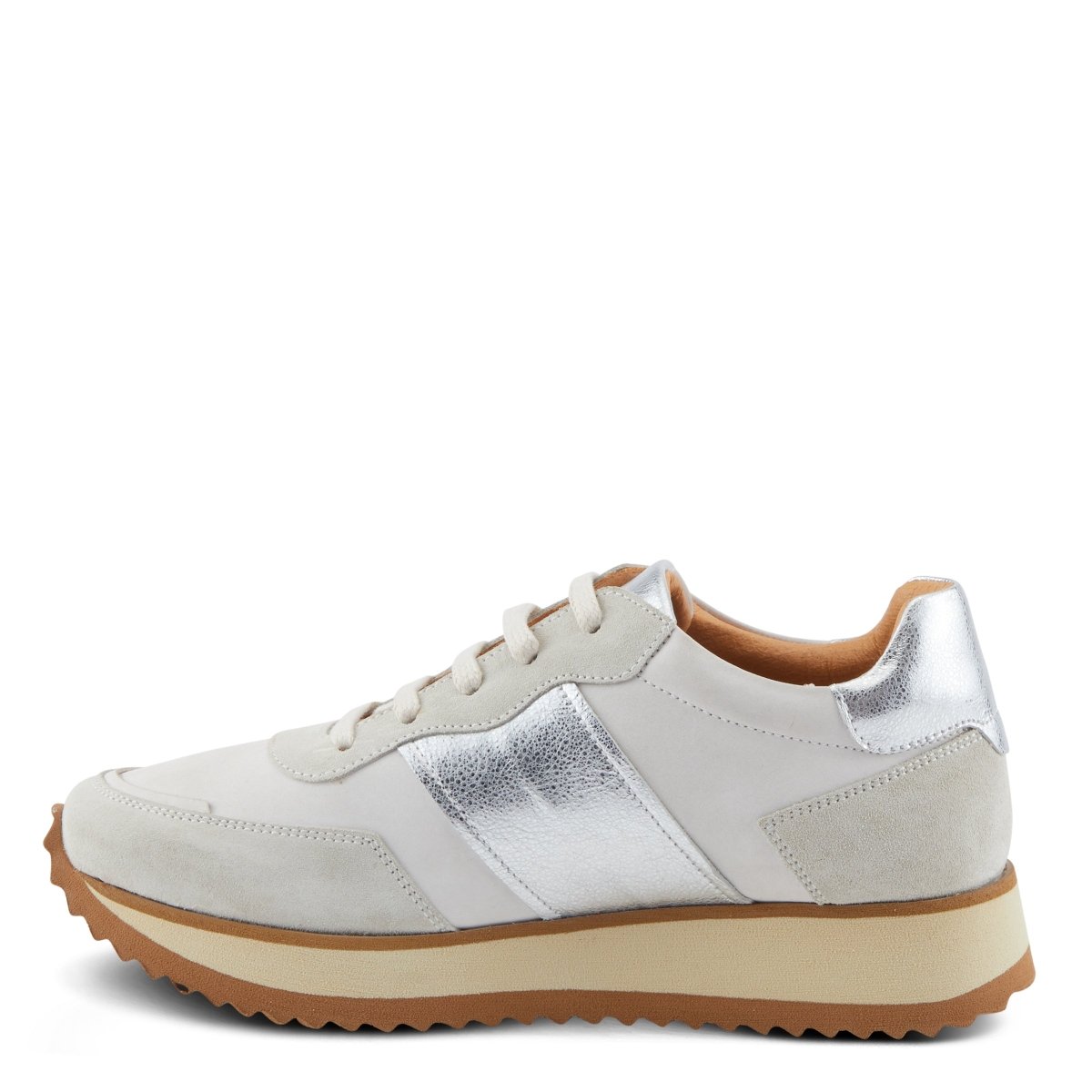 Spring Step Shoes Compter Women's Modern Fashion Leather And Suede Sneakers Sneakers by Spring Step Shoes – Don't Panic Shoes