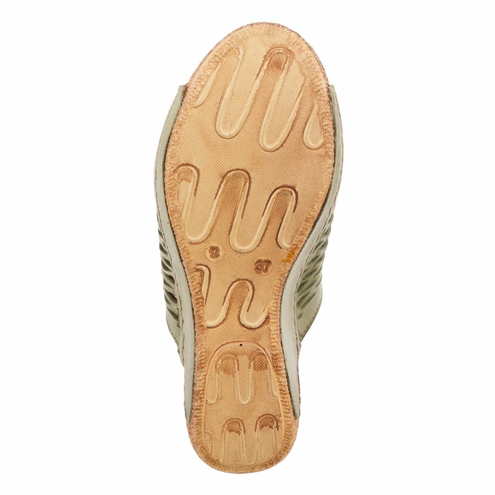 Spring Step Shoes Cunacena Women's Leather Slide Sandals Shoes by Spring Step Shoes – Don't Panic Shoes