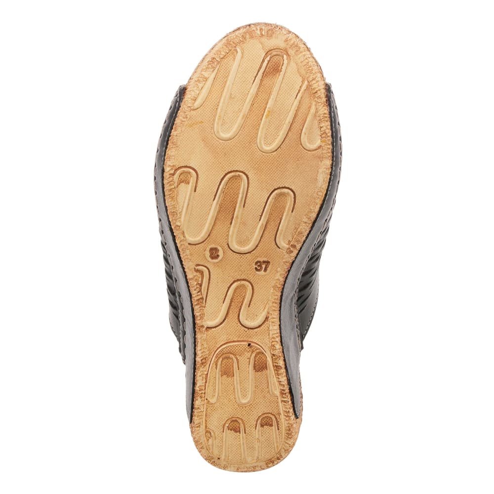 Spring Step Shoes Cunacena Women's Leather Slide Sandals Shoes by Spring Step Shoes – Don't Panic Shoes