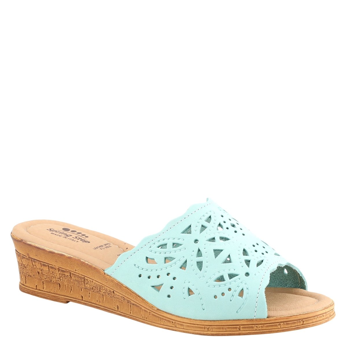 Spring Step ShoeS Estella Slide Sandal Women’s Leather Wedge Slide Sandals by Spring Step Shoes – Don't Panic Shoes