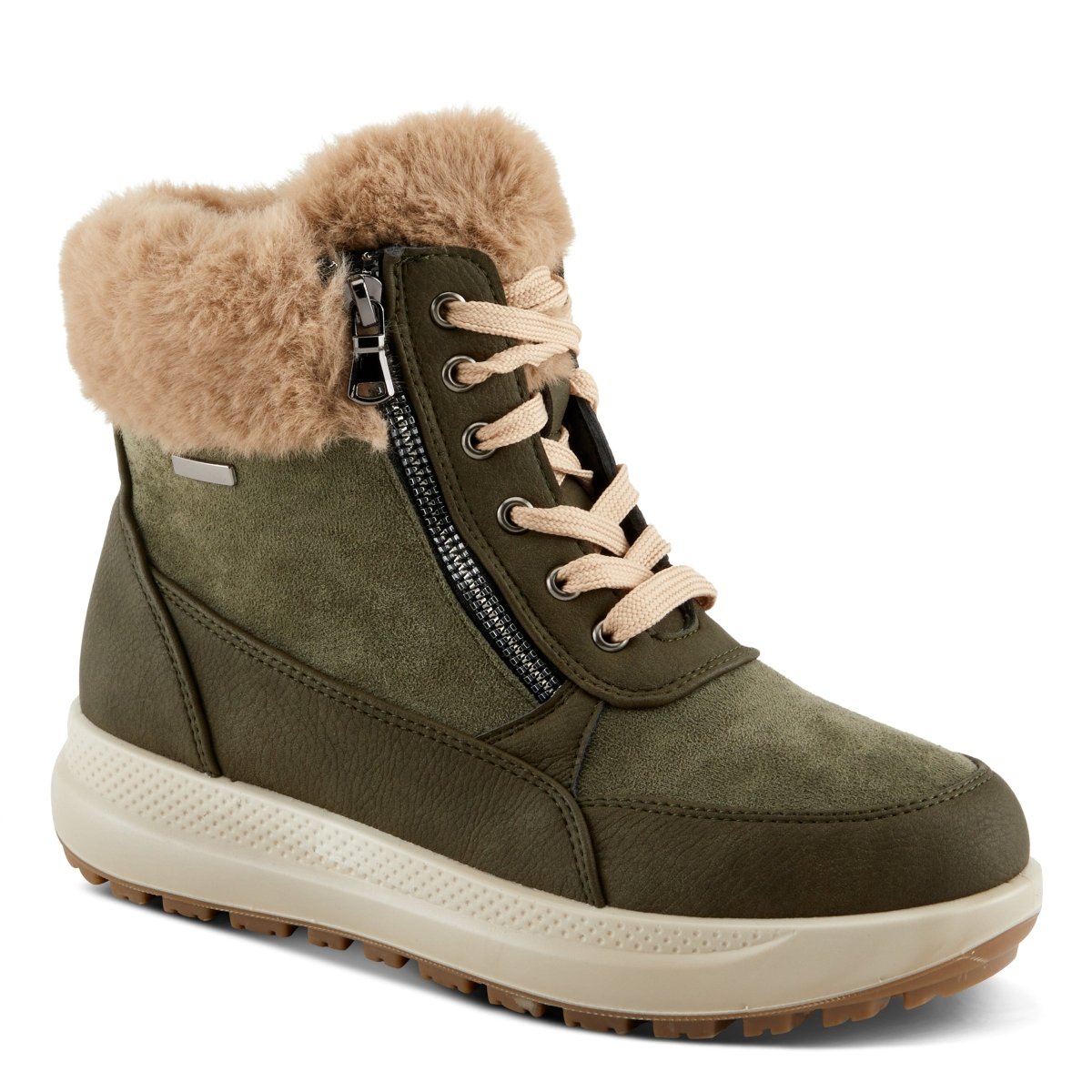 Spring Step Shoes Flexus Burrell Women's Leather Laceup Platform Boots Winter Casual Boots by Spring Step Shoes – Don't Panic Shoes