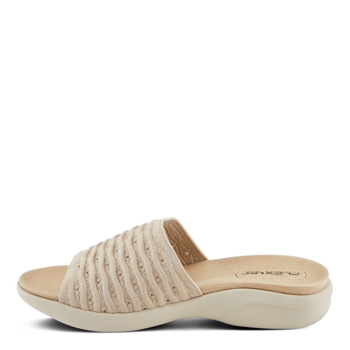 Spring Step Shoes Flexus Deondre Sandals Women's Textile Slide 1.75" Heel Sport & Active Casual Sandals by Spring Step Shoes – Don't Panic Shoes