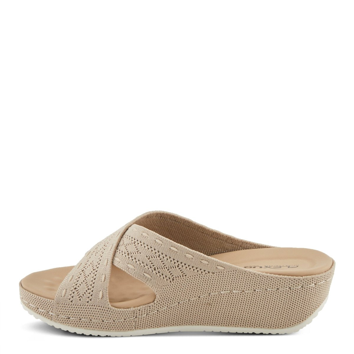 Spring Step ShoeS Flexus Meshana Sandals Women’s Textile Wedge 1 1/4" Height Slides Casual Sandals by Spring Step Shoes – Don't Panic Shoes