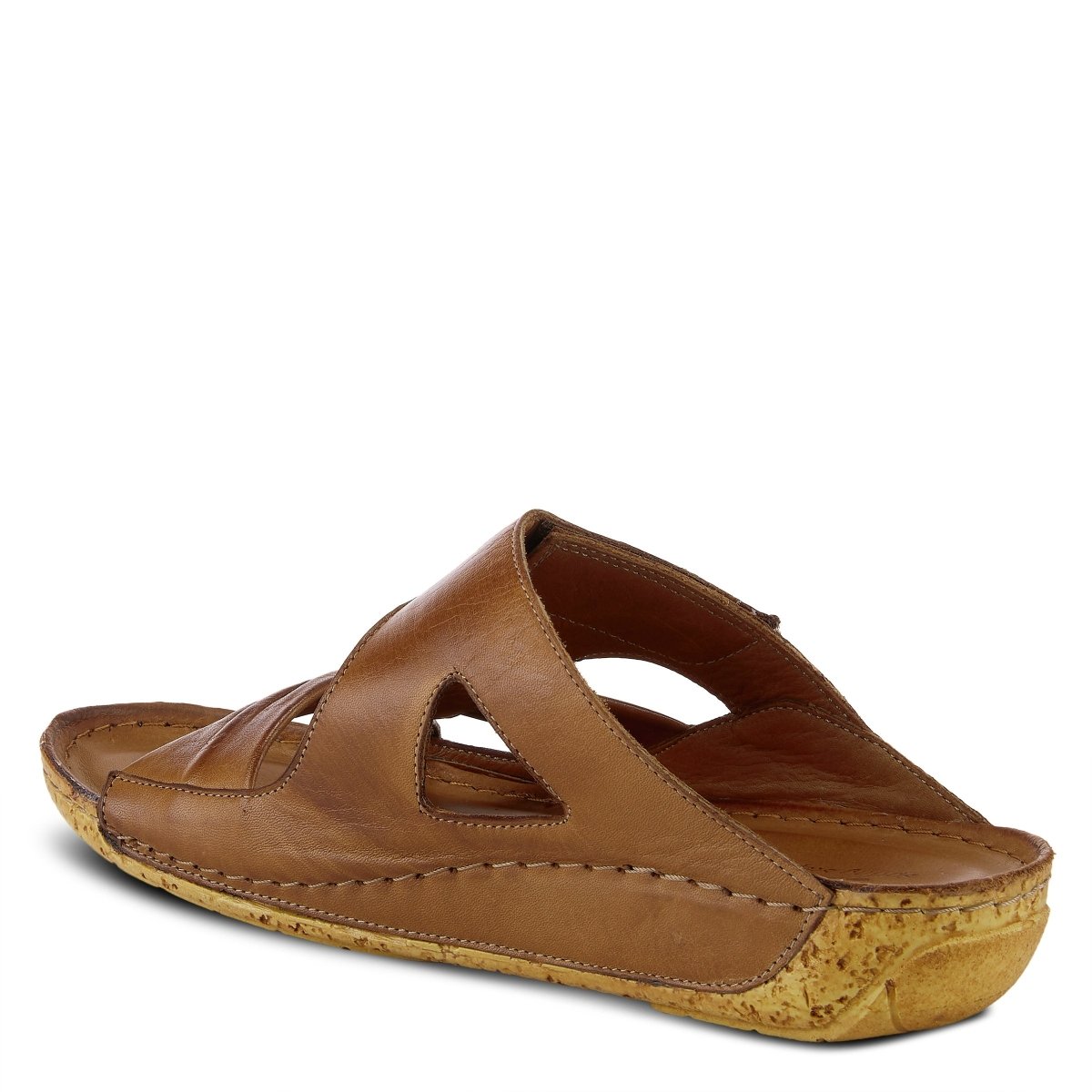 Spring Step Shoes Gretta Slide Sandal Women's Leather Cork Wedge Slide Sandals by Spring Step Shoes – Don't Panic Shoes