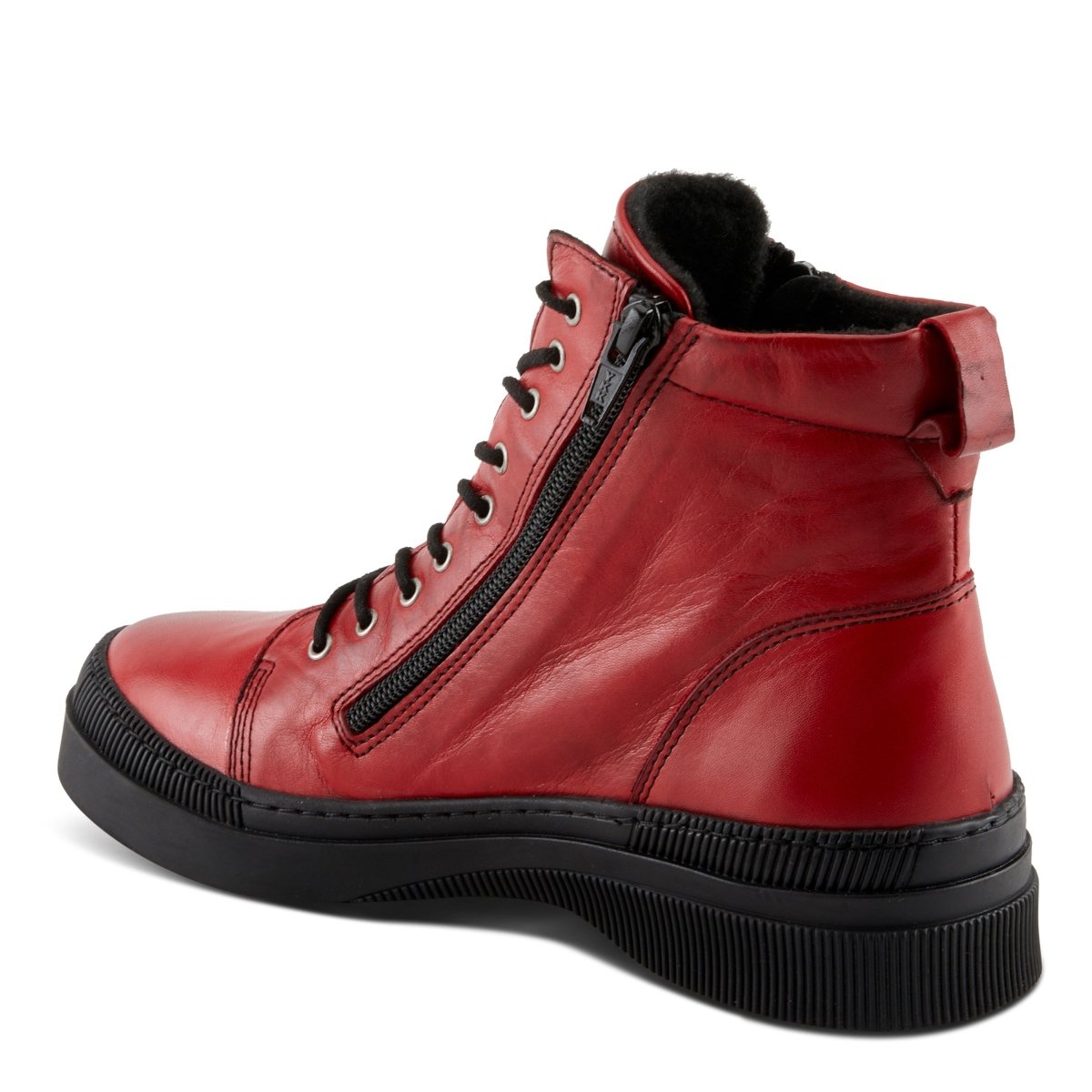 Spring Step Shoes Hoylein Women's Leather Rugged Combat Style Boots Casual Boots by Spring Step Shoes – Don't Panic Shoes