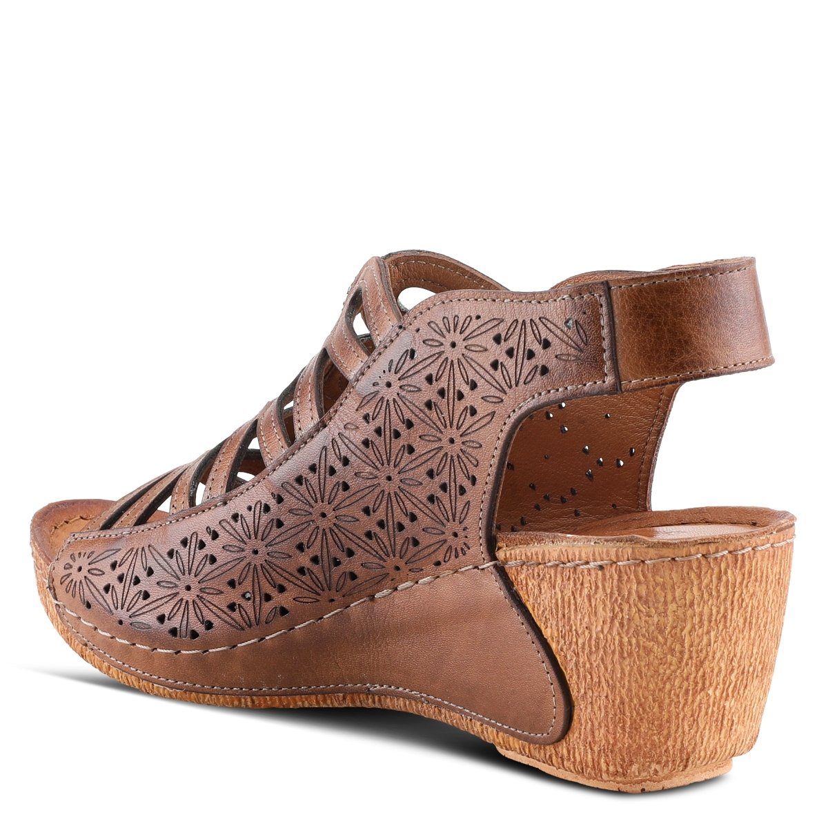 Spring Step ShoeS Inocencia Sandals Women’s Leather Wedge Sandals by Spring Step Shoes – Don't Panic Shoes