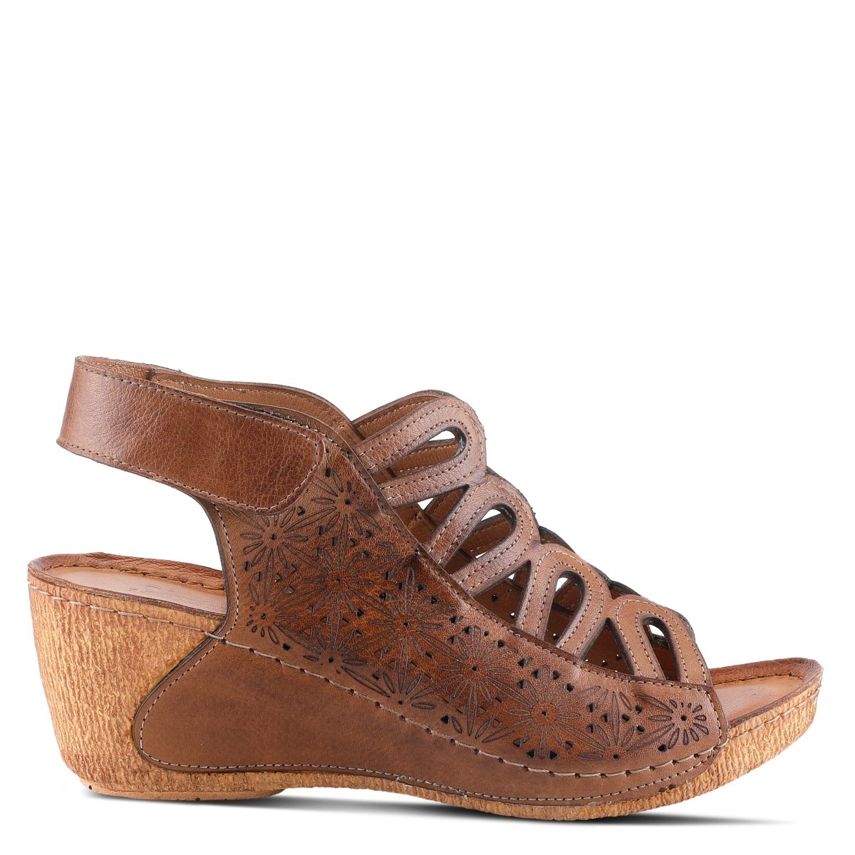 Spring Step ShoeS Inocencia Sandals Women’s Leather Wedge Sandals by Spring Step Shoes – Don't Panic Shoes