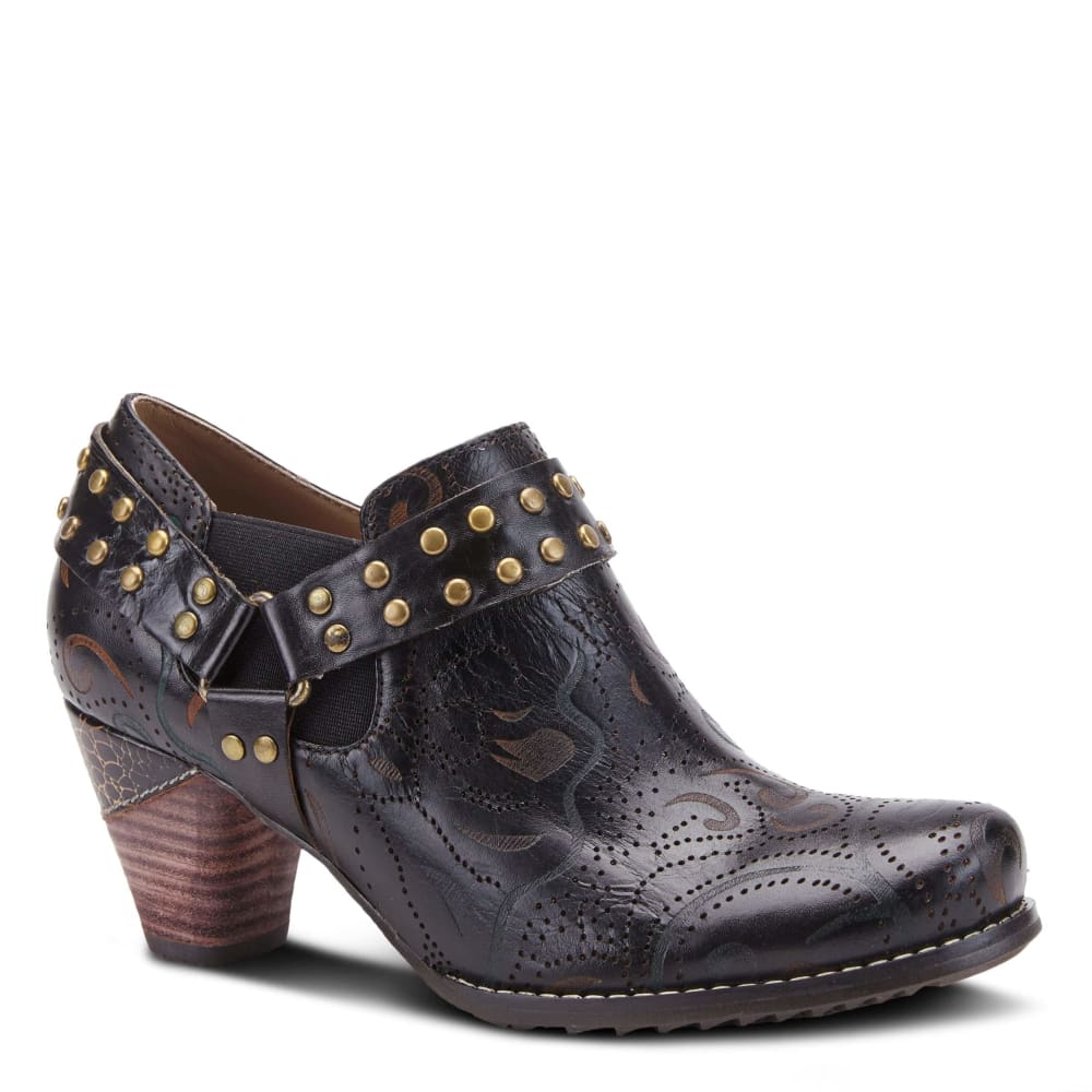 Spring Step Shoes Kacielou Women's Hand Painted Leather Zip Up Shoes Shoes by Spring Step Shoes – Don't Panic Shoes