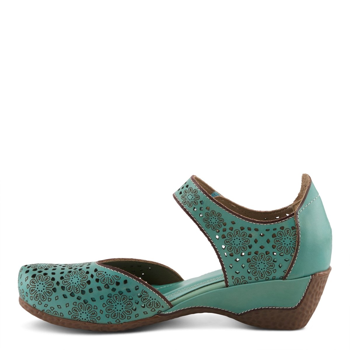 Spring Step ShoeS L'artiste Americana Women’s Leather Wedge Sandals 2" Heel Mary Jane Shoe by Spring Step Shoes – Don't Panic Shoes