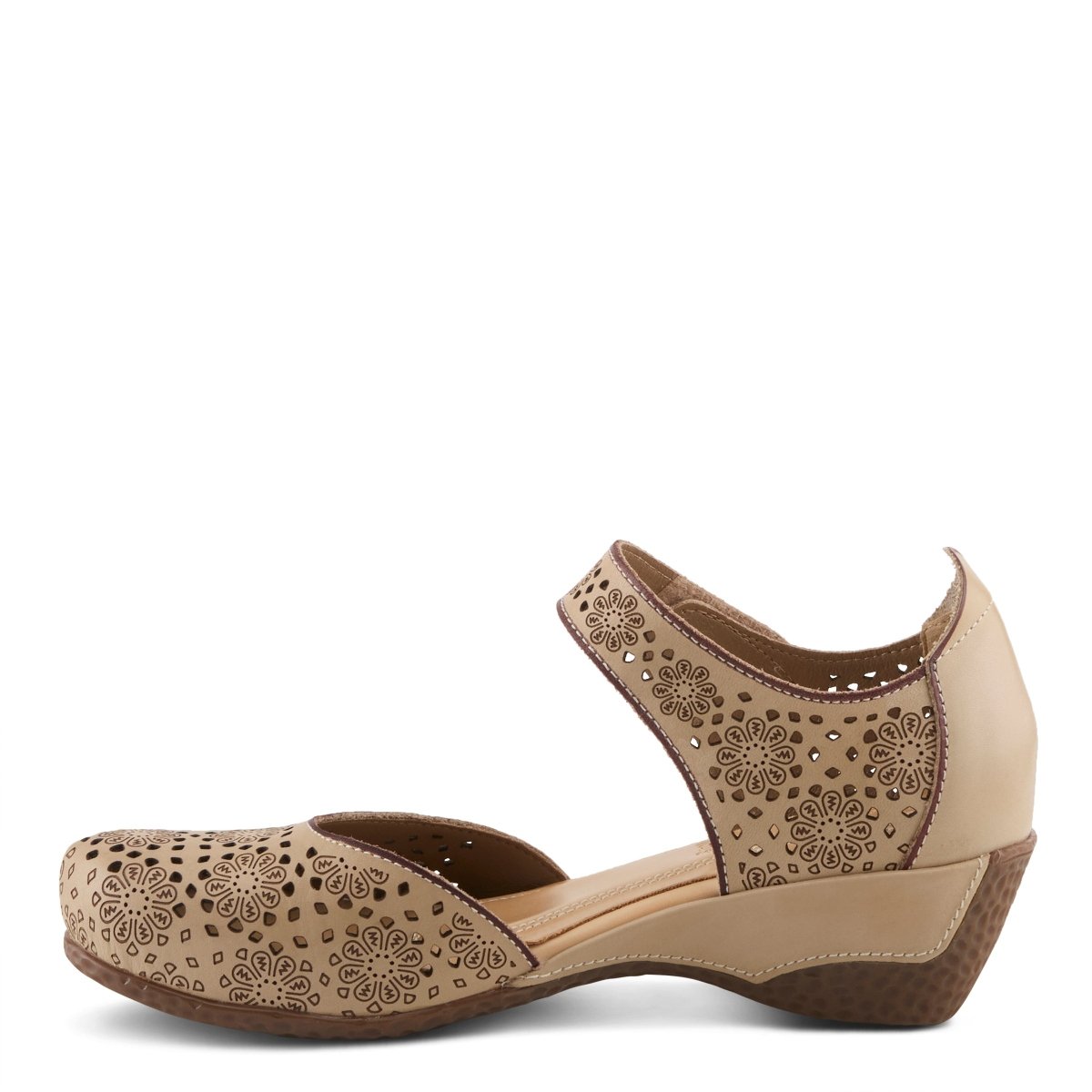 Spring Step ShoeS L'artiste Americana Women’s Leather Wedge Sandals 2" Heel Mary Jane Shoe by Spring Step Shoes – Don't Panic Shoes