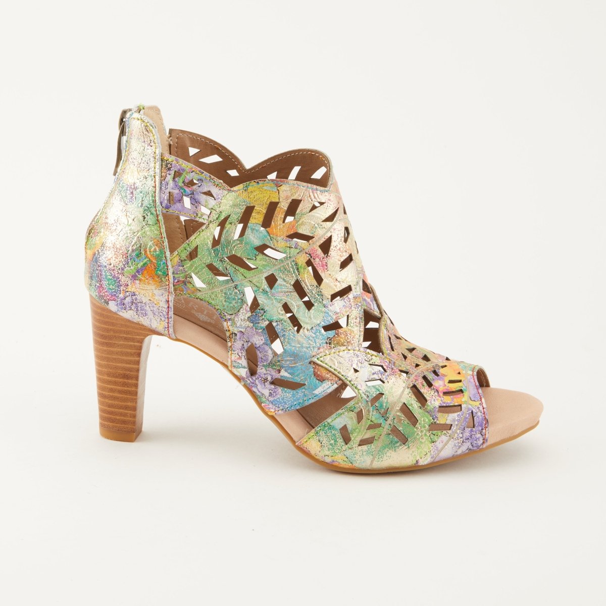 Spring Step ShoeS L'artiste Amora Sandal Women’s Hand Painted Leather Sandals by Spring Step Shoes – Don't Panic Shoes