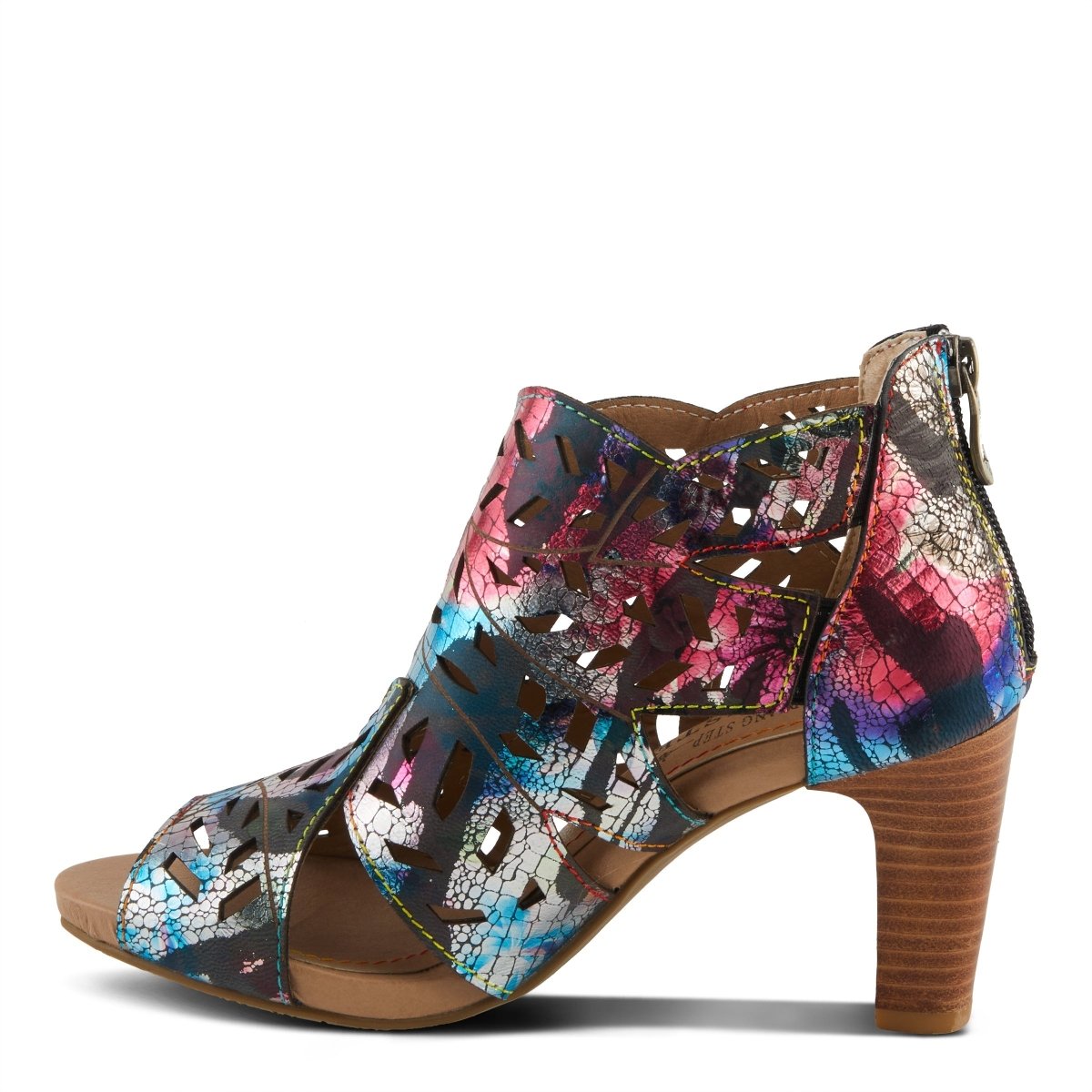 Spring Step ShoeS L'artiste Amora Sandal Women’s Hand Painted Leather Sandals by Spring Step Shoes – Don't Panic Shoes