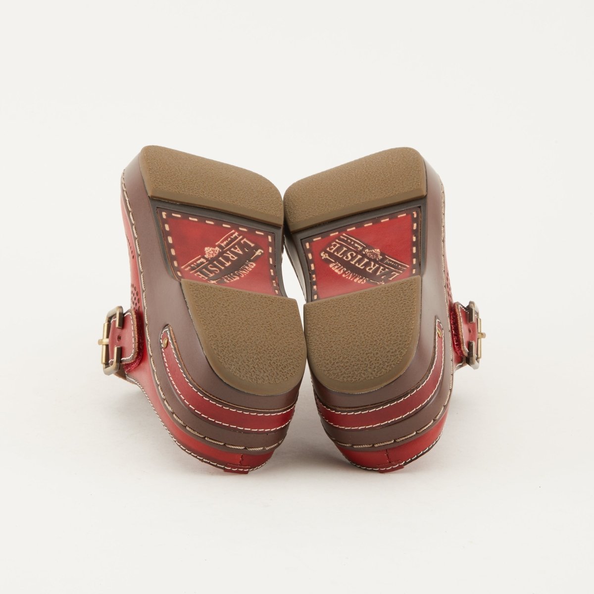 Spring Step ShoeS L'artiste Aneria Women’s Hand Painted Leather Clogs Clogs by Spring Step Shoes – Don't Panic Shoes