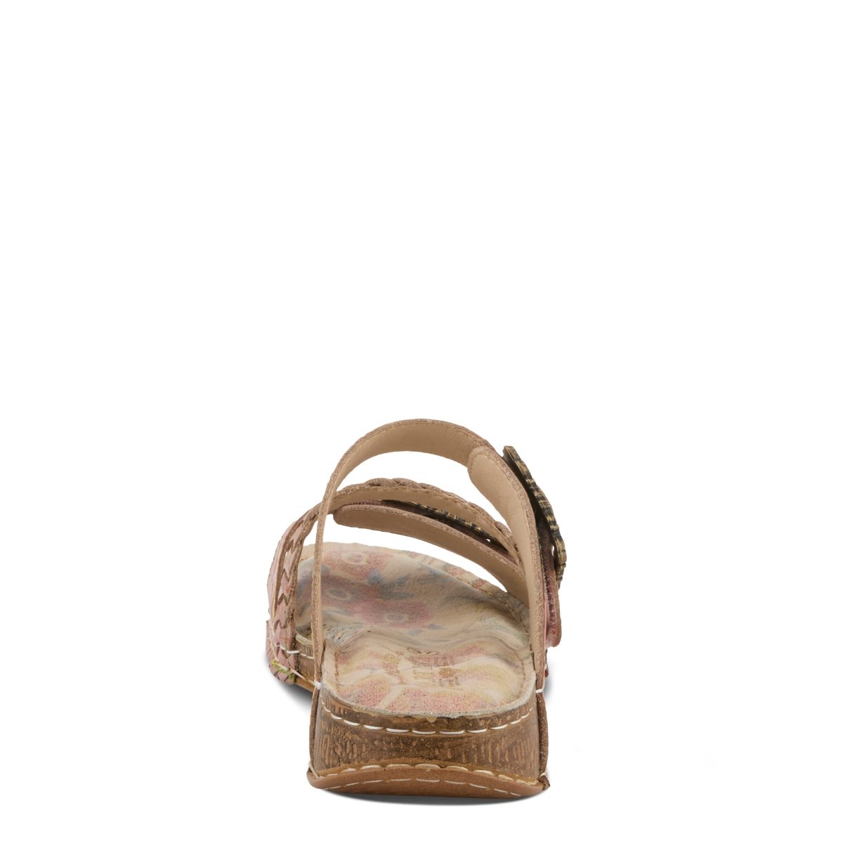 Spring Step ShoeS L'artiste Astra Slide Sandal Women’s Hand Painted Leather Sandals by Spring Step Shoes – Don't Panic Shoes