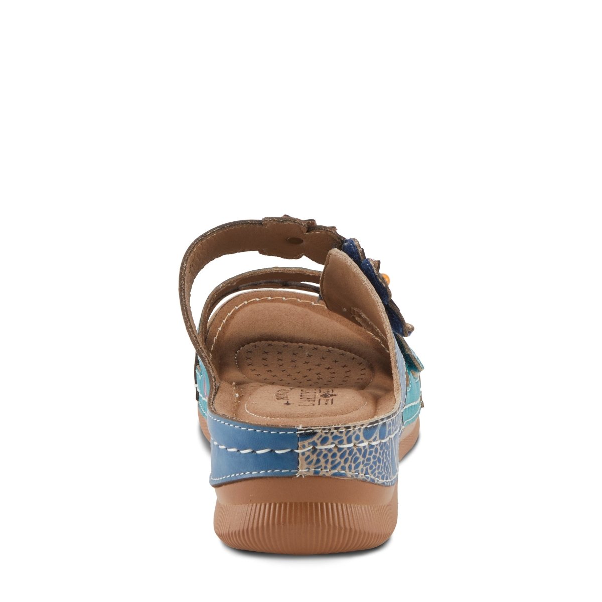 Spring Step Shoes L'artiste Brash Sandals Women's Hand Painted Leather Strappy Casual Sandals by Spring Step Shoes – Don't Panic Shoes