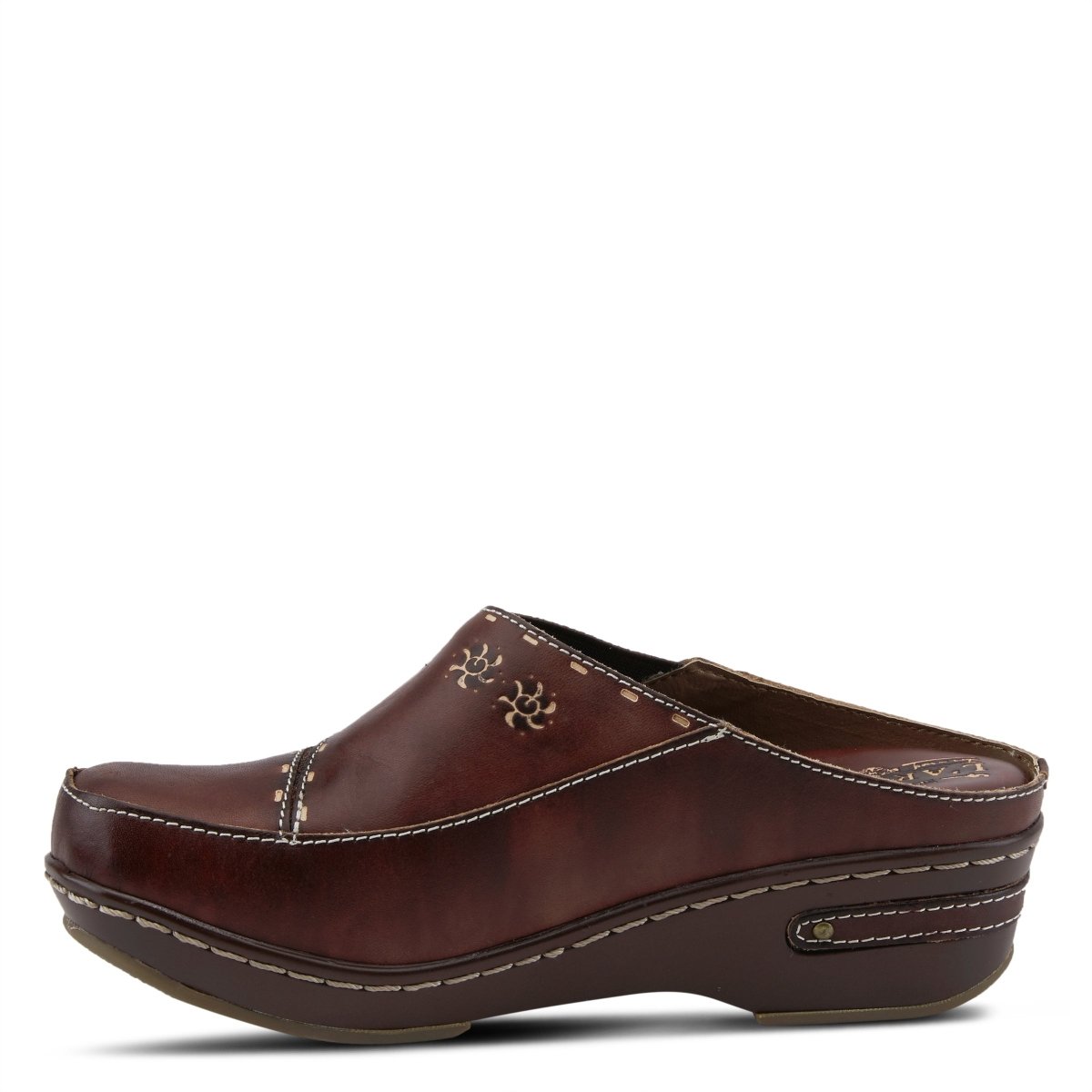 Spring Step ShoeS L'artiste Chino Clogs Women’s Hand Painted Leather Clogs by Spring Step Shoes – Don't Panic Shoes