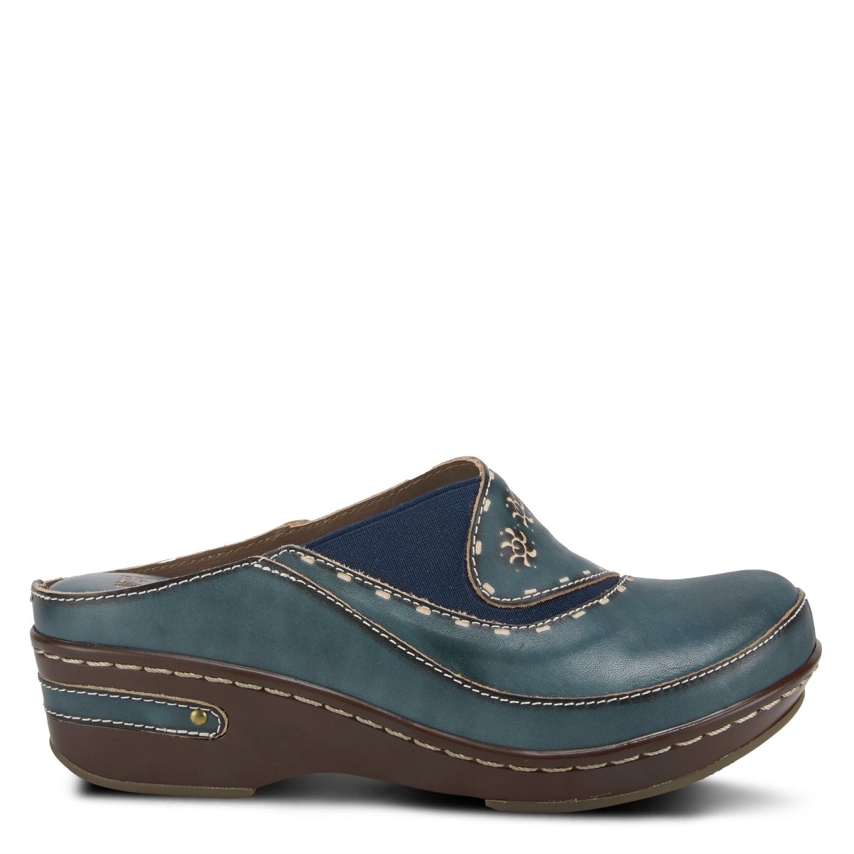 Spring Step ShoeS L'artiste Chino Clogs Women’s Hand Painted Leather Clogs by Spring Step Shoes – Don't Panic Shoes