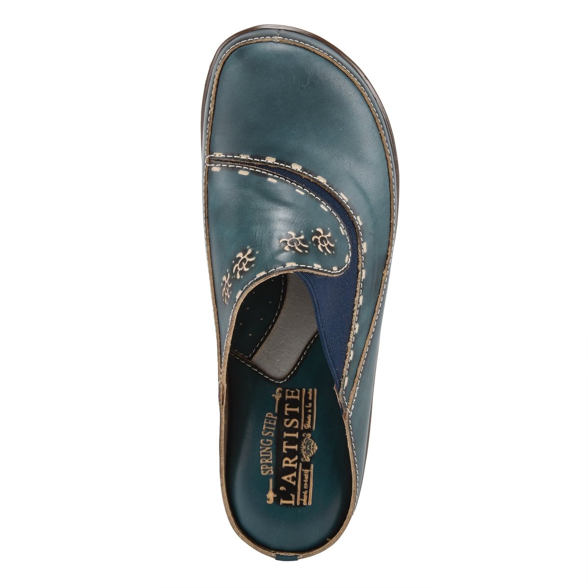 Spring Step ShoeS L'artiste Chino Clogs Women’s Hand Painted Leather Clogs by Spring Step Shoes – Don't Panic Shoes