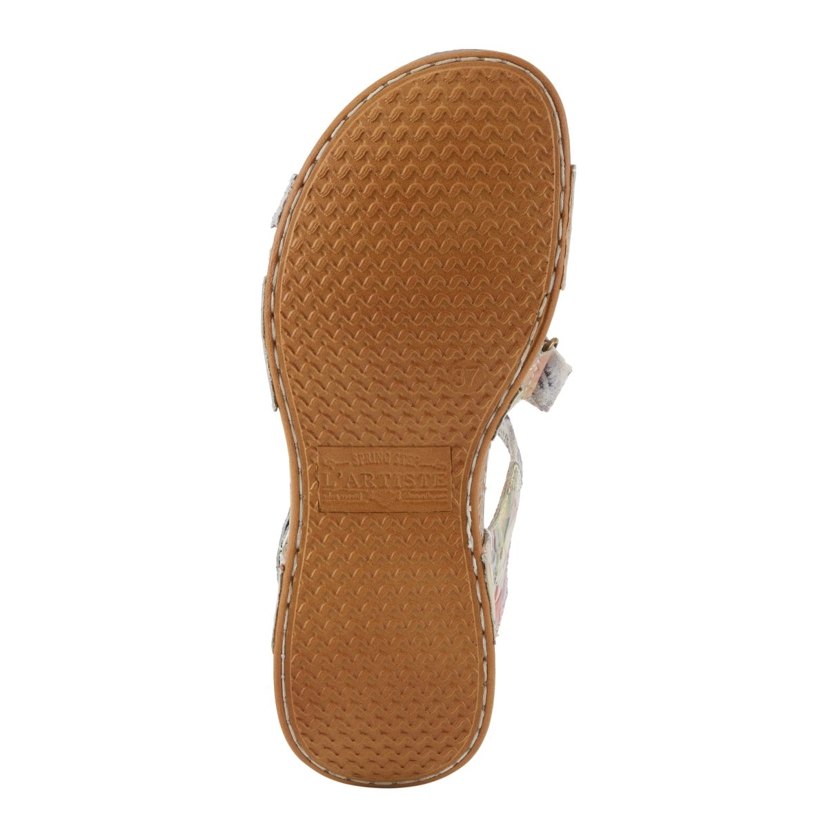 Spring Step Shoes L'artiste Collette Women's Casual Floral Leather Sandals Slingback Casual Sandals by Spring Step Shoes – Don't Panic Shoes