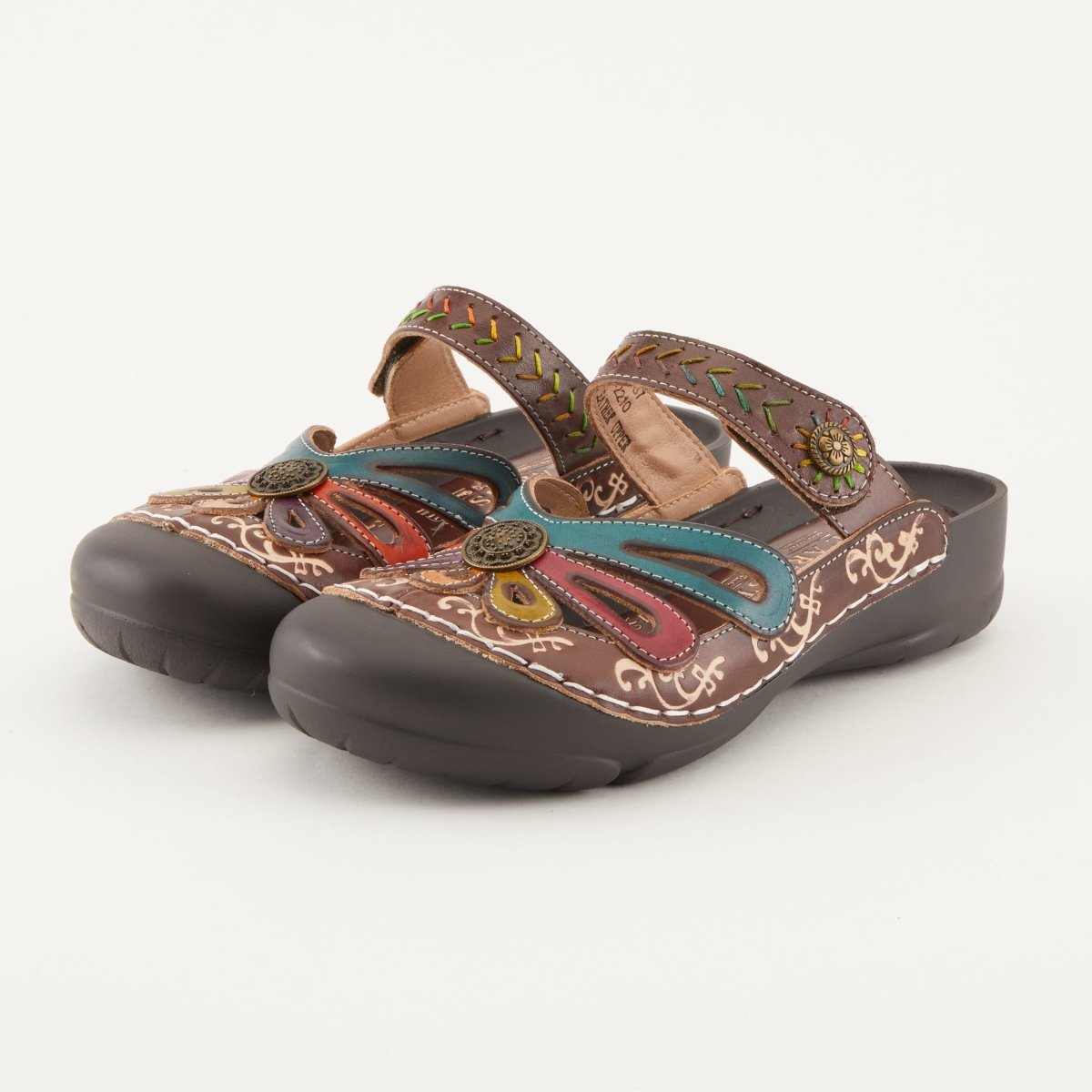 Spring Step ShoeS L'artiste Copa Clog Women’s Hand Painted Leather Clogs by Spring Step Shoes – Don't Panic Shoes