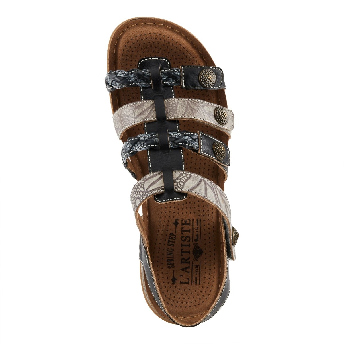 Spring Step ShoeS L'artiste Delila Sandals Women’s Leather Adjustable Heel Slingback Casual Sandals by Spring Step Shoes – Don't Panic Shoes