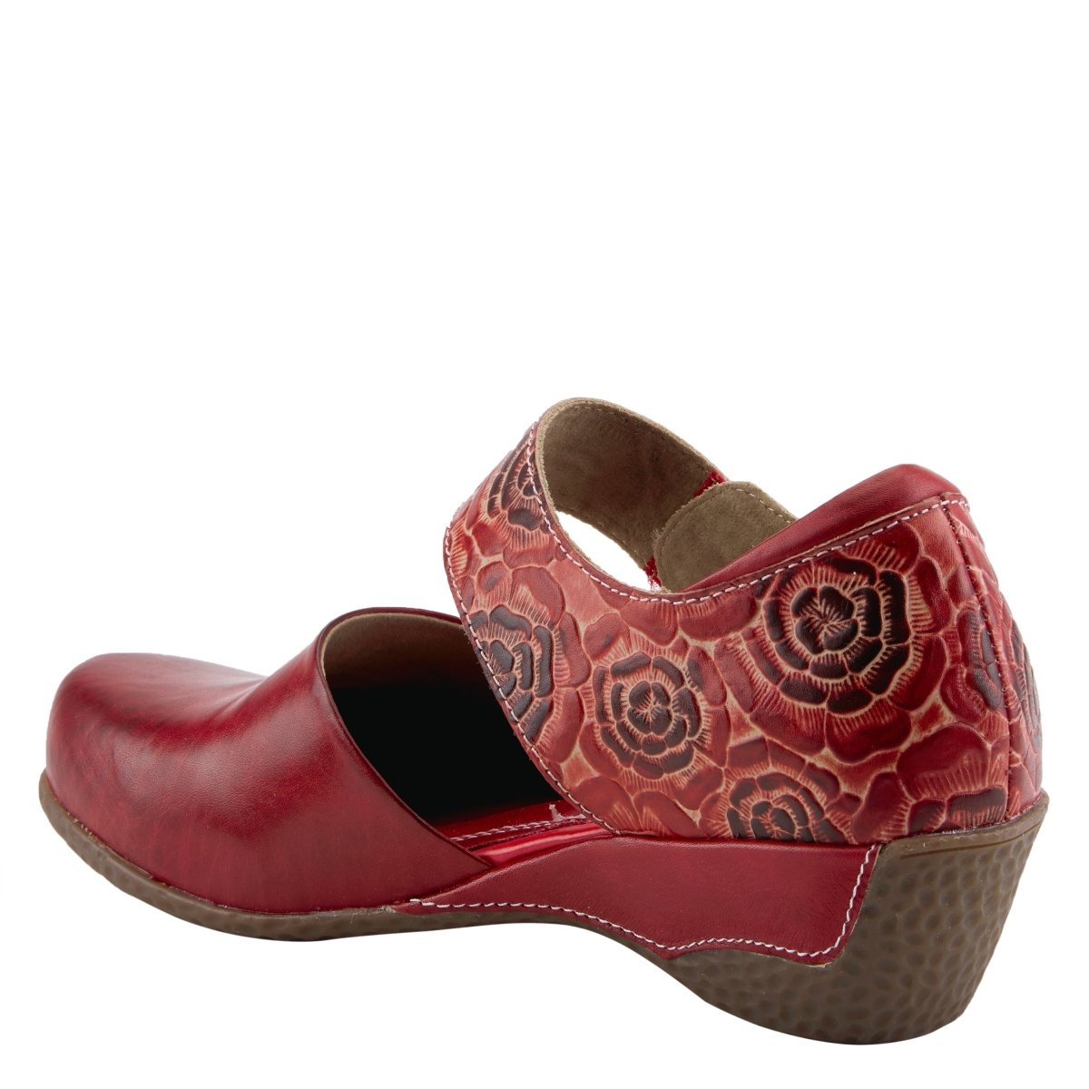 Spring Step Shoes L'artiste Gloss Pansy Women's Hand Painted Leather Shoes Mary Jane Shoe by Spring Step Shoes – Don't Panic Shoes